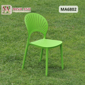 GHẾ NHỰA ĐÚC LỖ LƯNG QUẠT CAO CẤP MA6802