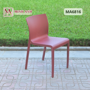 GHẾ NHỰA SÓNG ĐÚC NGUYÊN KHỐI MA6816