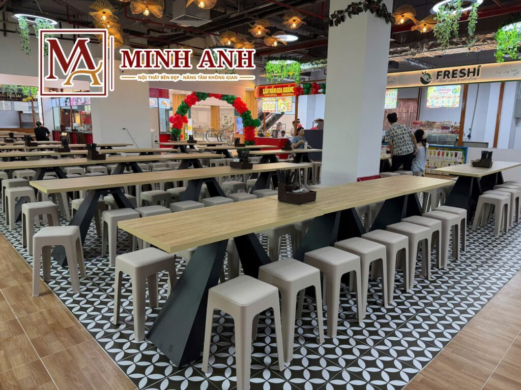 HOÀN THÀNH DỰ ÁN 550 GHẾ ĐÔN ĐỆM VUÔNG CAO CẤP CHO KHU ẨM THỰC VINCOM MEGA MALL OCEAN PARK – GIA LÂM, HÀ NỘI