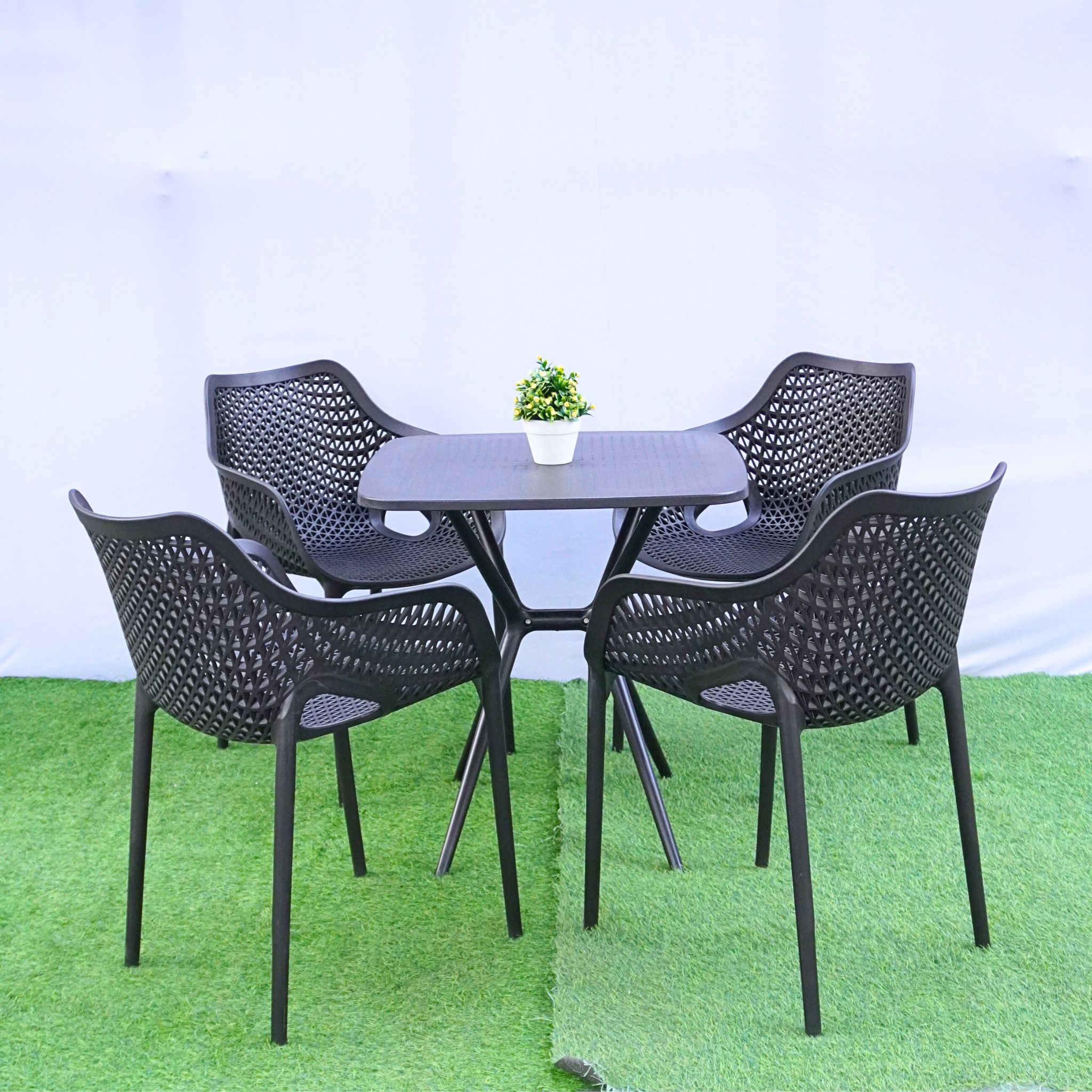 COMBO MAN406 – BÀN NHỰA VUÔNG + GHẾ DÁNG THUYỀN ĐA MÀU SẮC - Ảnh 7