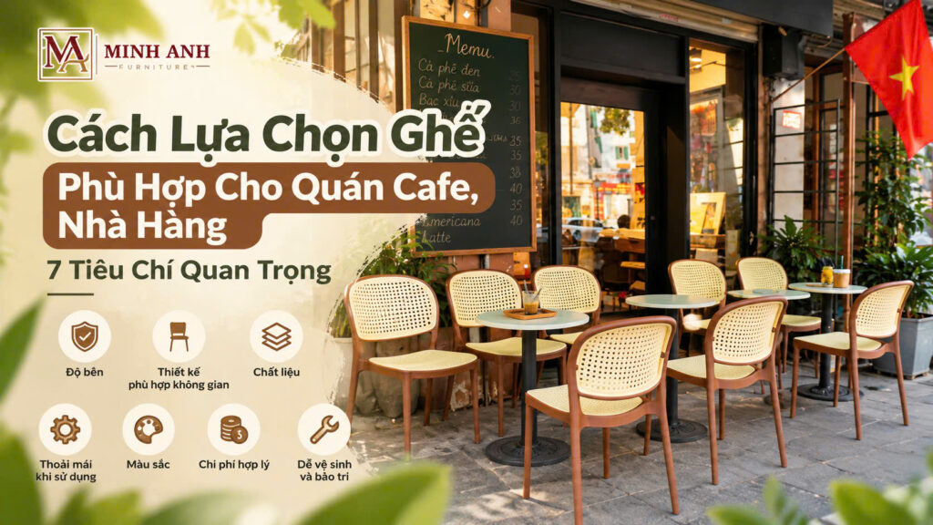 Cách Chọn Ghế Quán Cafe, Nhà Hàng – 7 Tiêu Chí Quan Trọng
